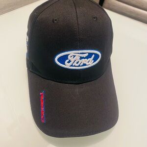 Ford Black Rally Cap with Blue and Red Embroidery New Without Tags Adjustable